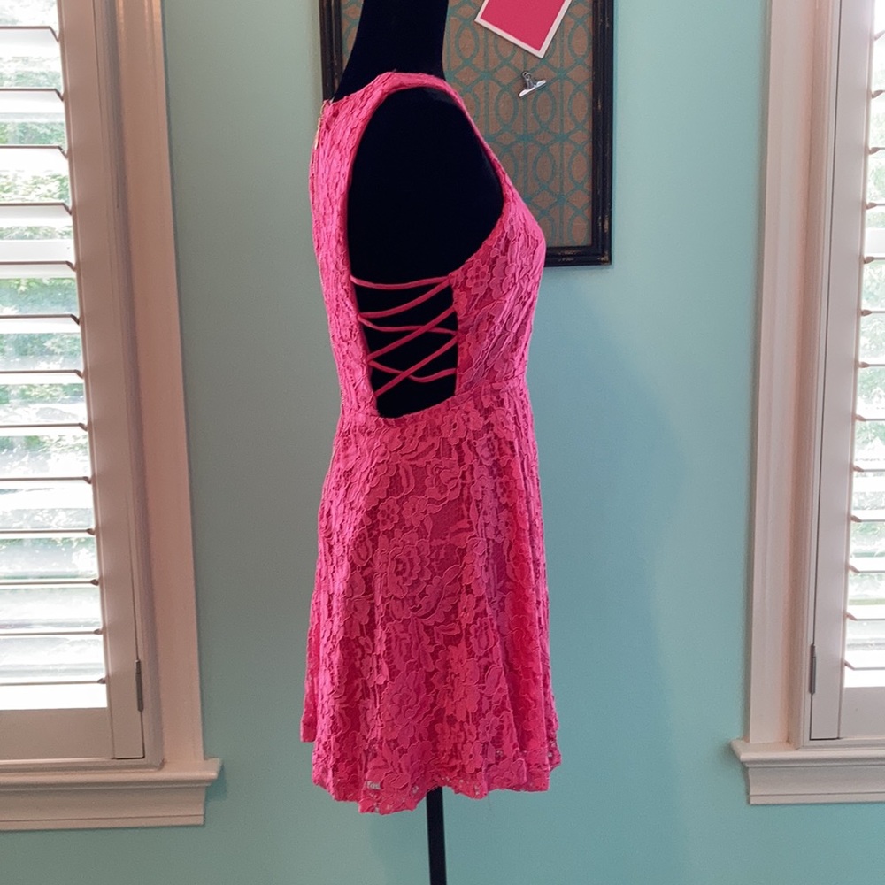 Pink Strappy Dress - Picture 4 of 5